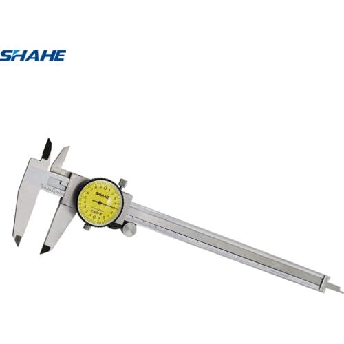 Shahe vernier dial caliper 0-200 mm 0.02 mm Shock-proof Stainless Steel Vernier Calipers Micrometer
