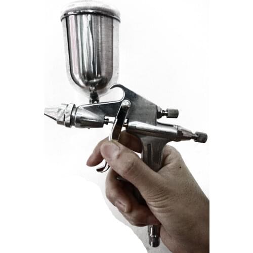 0.5 mm Nozzle Furniture Air Paint Spray Gun Sprayer Compressor With 125ml Cup