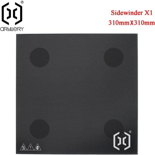 Artillery Sidewinder SW-X1 And Genius 3D Printer Latest Glass Bed