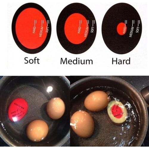 Yummy Soft Hard Boiled Egg Timer Egg Perfect Color Changing Timer Resin Eggs Cooking Kitchen Tools Timer Red Timer Accessories