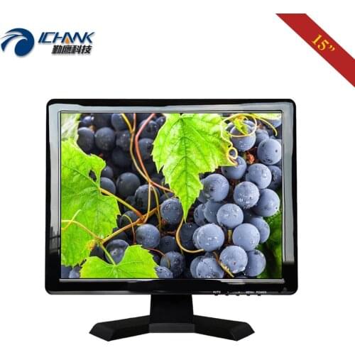 ZB150JN-59/15" inch 1024x768 VGA HDMI Built-in Speaker Desktop VESA Wall-mount PC Monitor USB Port Pluggable U-disk Video Player