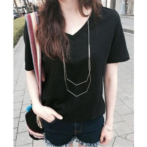 New Classic Summer Leisure Womens Breathable Short Sleeve T-shirt