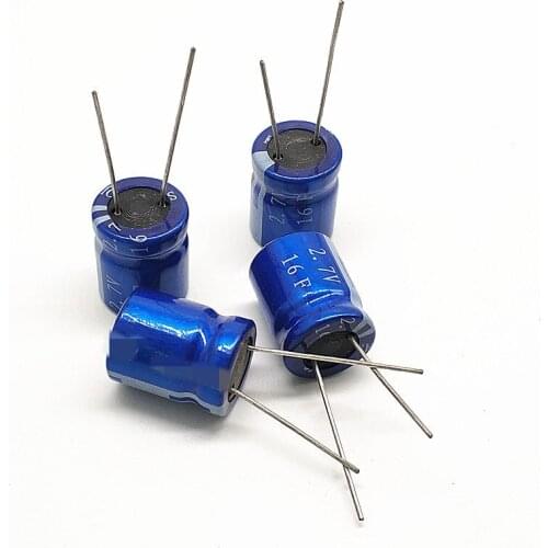 3pcs 2.7V 16F High Current Toy Power Supply 2.7V16F HP-2R7-J166UY capacitance