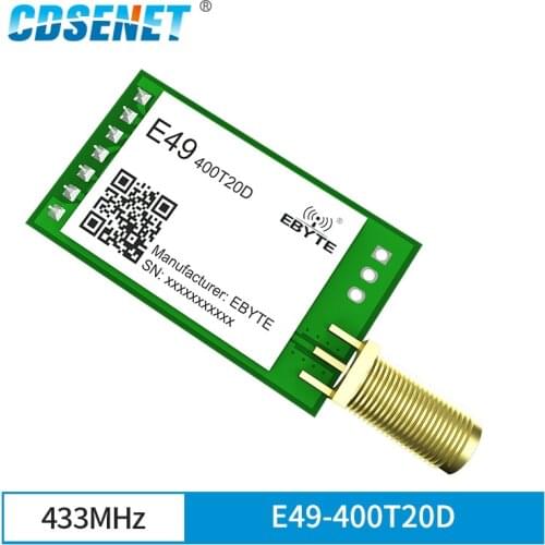 433MHz 20dBm Wireless Transceiver Module GFSK Low Power DIP SMA Interface E49-400T20D UART Serial Port Transmitter