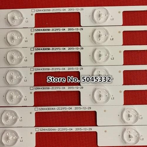 LED Backlight Lamp strip 5/4leds For Konka 43 inch TV LED43F2600C LED43M2600B 35020524 3502052572000785YT 7pcs