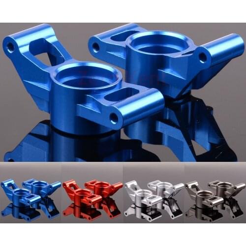 #7752 2Pcs Aluminum CNC Hub Carriers Stub Axle Left&Right For RC 1/5 Traxxas X-Maxx Monster truck 77076-4 77086-4