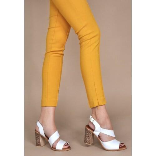 Mink Shoes Women White Sandals Vzn20-064y