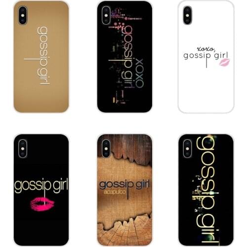 Cell Phone Case Cover Gossip girl logo Pastel Art Poster For Xiaomi Mi6 A1 5X 6X Redmi Note 5 5A 4X 4A 4 3 Plus Pro pocophone F1