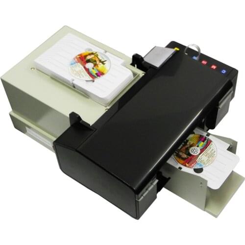Colorsun Automatic CD Printer DVD Disc Printing Machine with 51pcs CD/PVC Tray Export quality PVC Card Printers for Epson L800