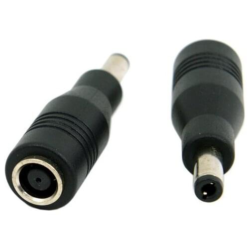 FOR DC 7.4*5.0mm Lenovo Ultra slim DC Jack to DC 5.5*2.5mm & 5.5*2.1mm Plug Adapter Connector For Laptop