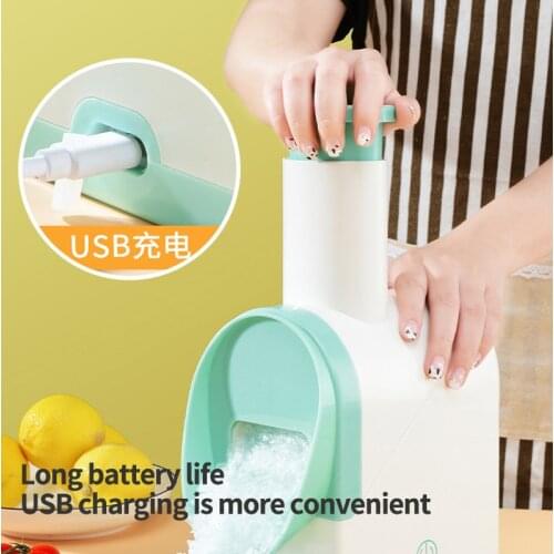 USB Charge Electric DIY Ice Crusher Manual Portable Ice slush Maker Home Snow Cone Smoothie Ice Block Making Machine Ice Shaver