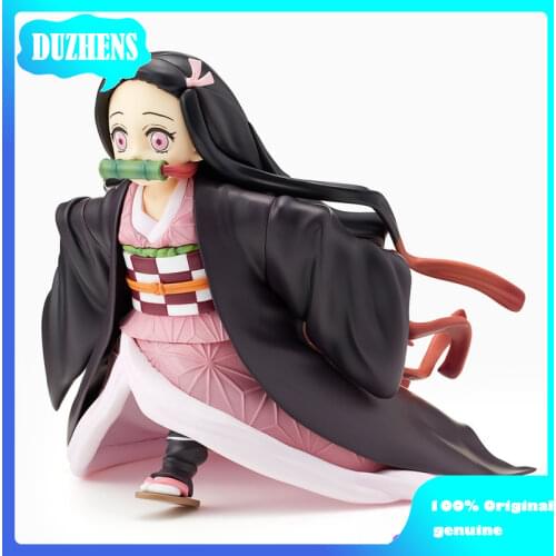 100% Original genuine Demon Slayer Kamado Nezuko Running young Action Figure Anime Figure Model Toys Figure Collection Doll Gift