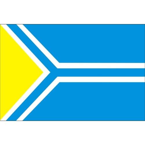 Tuva Republic flag Russia State Flag 150X90CM 100D Polyester 3x5FT brass grommets custom flag