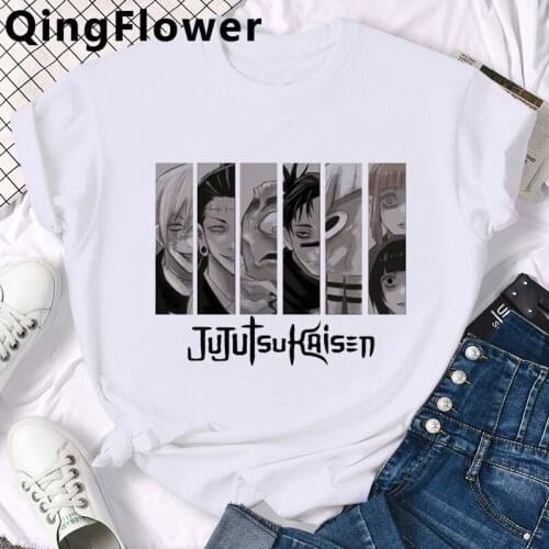 Anime Jujutsu Kaisen Yuji Itadori t-shirt male grunge graphic tees plus size t-shirt graphic tees women