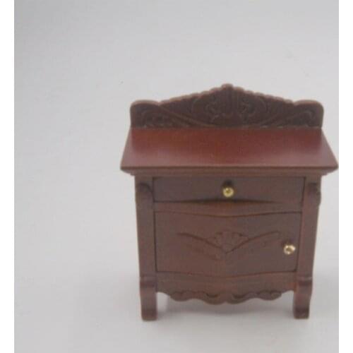 G08-X500 children baby gift Toy 1:12 Dollhouse mini Furniture Miniature rement wooden small cabinet 1pcs