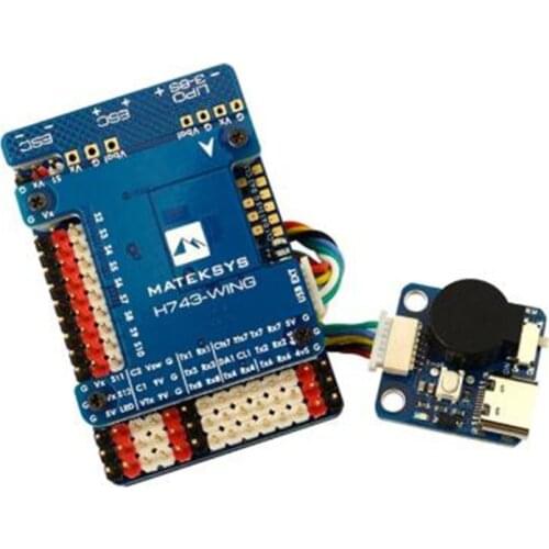 Matek Systems H743-WING STM32H743VIT6 Flight Controller MPU6000 MicroSD Blackbox BEC for RC Airplane Fixed-Wing RC Drone FPV