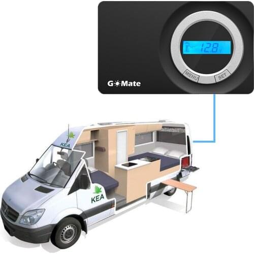 MPPT Solar RV Controller PWM Solar Controller 30A 12V/24V Embedded LCD Flat Panel With Temperature Sensor Automatic Switch
