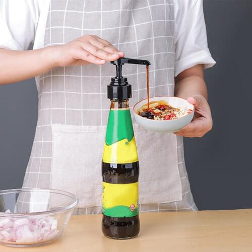 Press Nozzle Operated Oyster Home Manually Plastic Bottle Nozzle Pump Head Push-type Artifact Kitchen Supplies Accessories