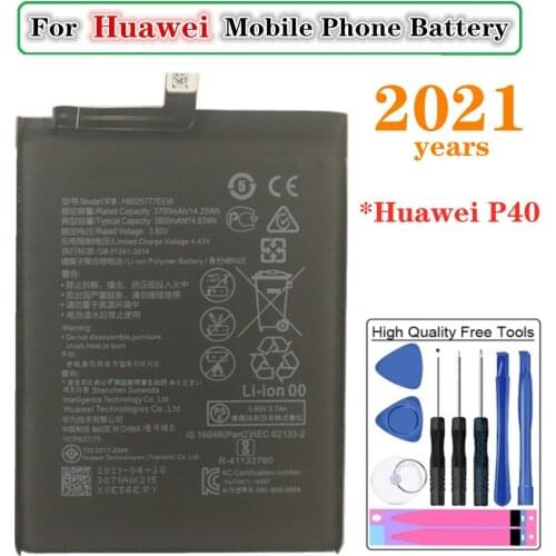 High Quality 3800mAh HB525777EEW Battery For Huawei P40 / P40 Pro Mobile Phone Batteries - Tools