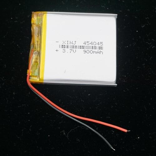 XINJ 3.7V 900mAh Lithium Polymer Rechargeable Battery Accumulator li po cell 454045 For E-book Driving recorder DIY Tablet PC