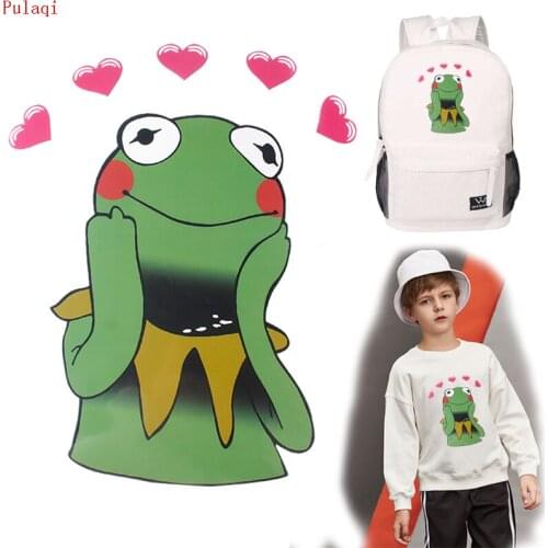 Pulaqi DIY Oeteldonk Embleem Emblemen Full Embroidered Frog Carnival For Netherland Stripes Heat Vinyl Transfer Thermal Stickers