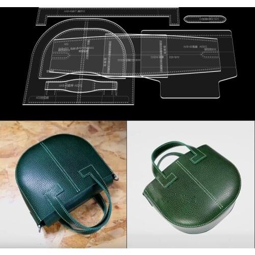 DIY handmade leather acrylic version type drawings 2021 new handbag leather art paper pattern template sewing pattern