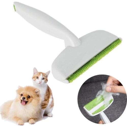 Pet Brush Manual Mini Hair Removal Device Gap Cleaning Brush Double Head Adhesive Pet Hair Absorption Brush Pet Accessters
