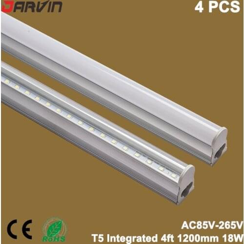 T5 Led Tube 4ft 120cm 18W Led Light Lamp T5 Integrated Fluorescent Tube Light Super Bright 110v 220v Led, Factory Direct Sales
