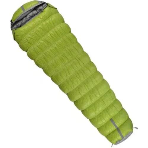 Ultralarge 225*90CM 1500G/1800G White Goose Down Filling Campeggio Outdoor Comfortable Winter Sleeping Bag Saco De Dormir