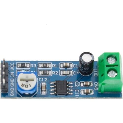 50pcs LM386 Audio Amplifier Module 200 Times 5V-12V Input 10K Resistance