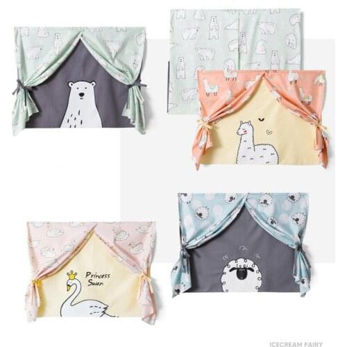 Cartoon double-layer magnetic anti-UV Car Sun Curtain For Boys Kids Cars Rear Side Sunshade Curtains Icecream Fairy Auto blinds