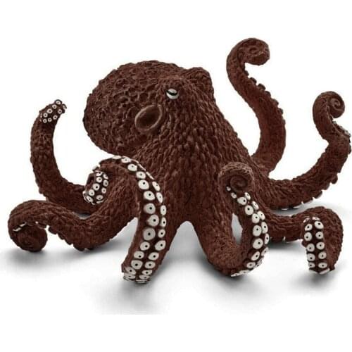 Random Color 3.7inch North America Octopus Ocean Life PVC Model Figure Kids Preschool Figurine Toy Decor Gift DH