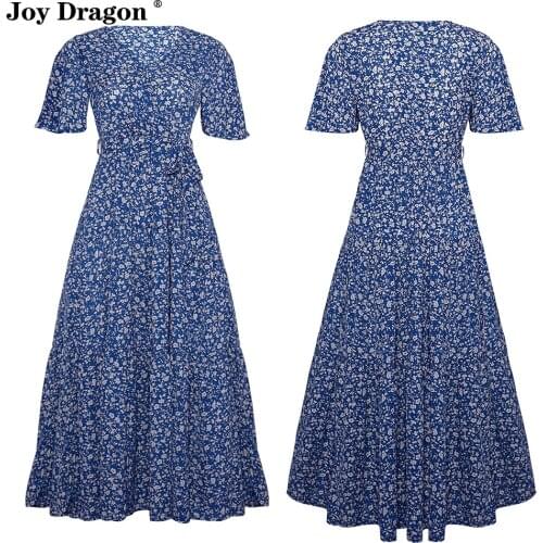 Joy Dragon Summer Polka Dot Dresses