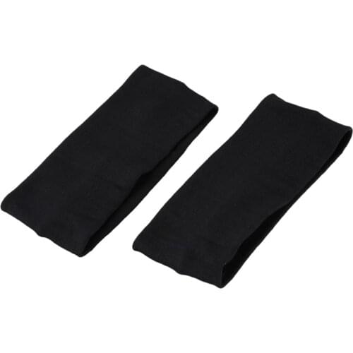 Quality 2pcs fashion women cotton yoga hair band sports sweat lady headband popular women hair accessories black