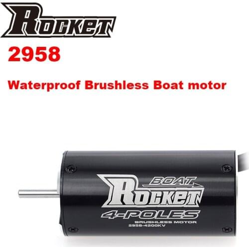 SURPASS HOBBY Boat motor Rocket 2958 4200KV 4480KV Waterproof Brushless Motor forTraxxas Blast Feilun FT011 RC Boat Car