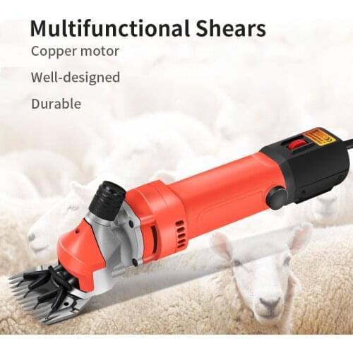 6 Gears Speed Electric Sheep Goat Shearing Machine 9-teeth-Clipper Farm Shears Cutter Wool scissor Cut Machine 1200W 110V/220V