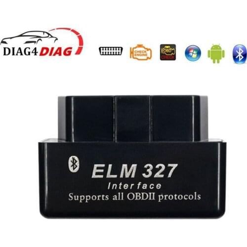 MINI ElM327 obd2 Scanner Car Diagnostic tools code V2.1 Bluetooth Code Reader Interface for Android Torque Windows Symbian