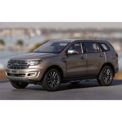 1/18 For China Ford Everest 2019 SUV Form Ranger Diecast CAR MODEL TOYS Boys Girls gift Collection Gray Metal,Plastic,Rubber