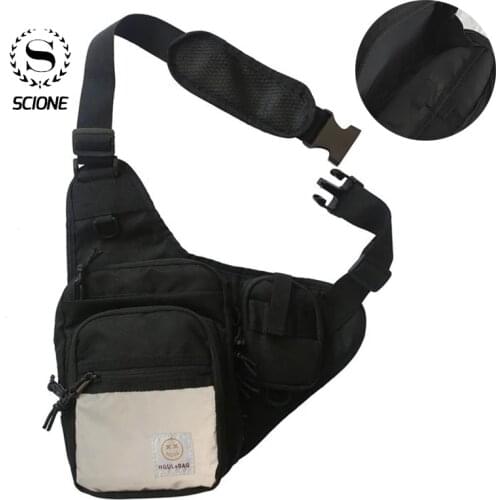 Unisex Functional Tactical Chest Waist Bag Fashion Reflective Hip Pop Streetwear Crossbody Sling Bags for Man and Women K113