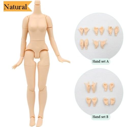 Flesh skin ball joint body with Big Breast for Blyth doll 1/6 BJD OB24 ICY DBS