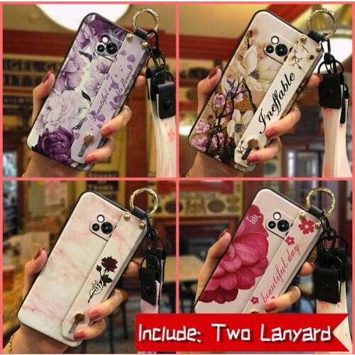 Durable Kickstand Phone Case For Xiaomi Poco X3 NFC Soft Case Original Silicone Anti-dust For Woman