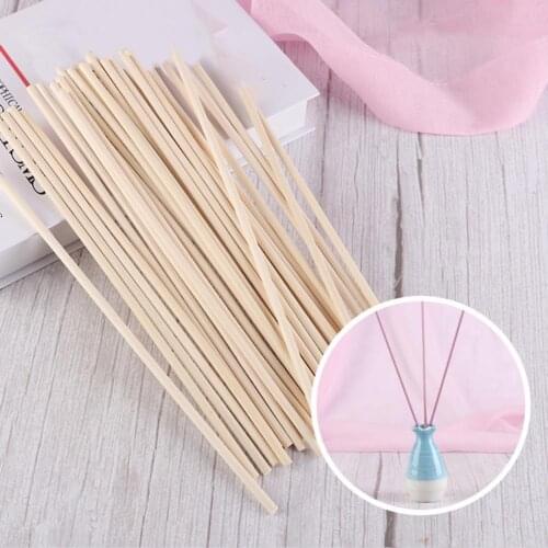 100Pcs 18cm x 0.3cm Fiber Sticks Diffuser Aromatherapy Volatile Rod for Home Fragrance Diffuser Home Decoration Tools
