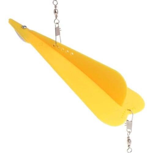 Diving Board Fishing Trolling Adjustable Deep Artificial Bait Diver Plate Swivel Fishing Accessories W20