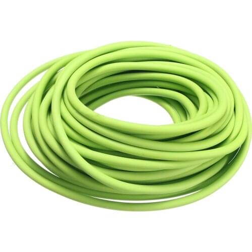 Tubing Exercise Rubber Resistance Band Catapult Dub Slingshot Elastic, Green 2.5M