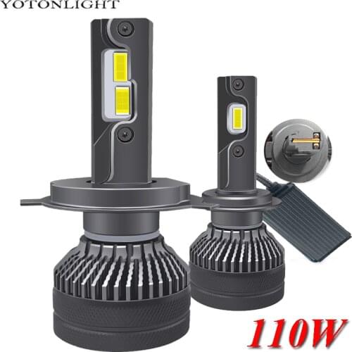 Super Bright H7 Led Canbus H4 6000k H11 Led Lamp H1 Car Headlight Hb4 9006 H8 Hb3 9005 Light Bulb 9012 Hir2 110w 26000Lm 12v