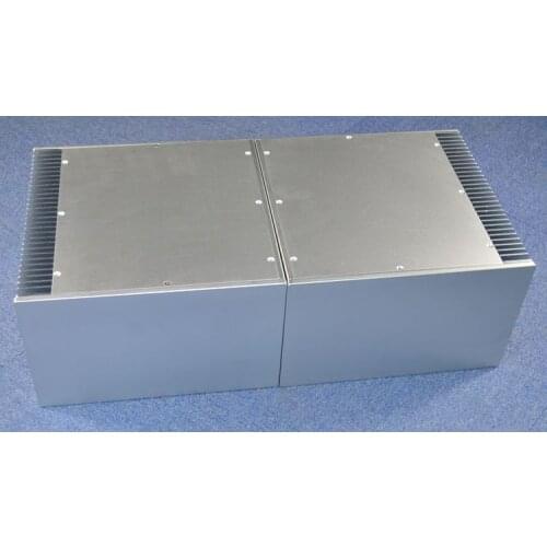 WA138 All Aluminum Pure Class a Power Amplifier Luxury Chassis a Pair of Amplifier Chassis House Enclosure 312*322*200mm(Single)