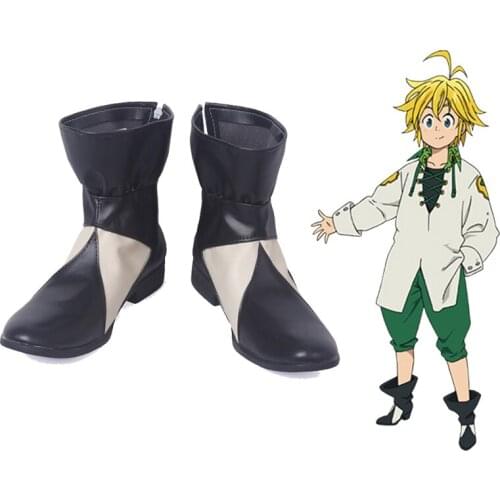 3 Styles Anime The Seven Deadly Sins Elizabeth Diane Cosplay Meliodas Boots Shoes Halloween Costumes for Women Men Party Props