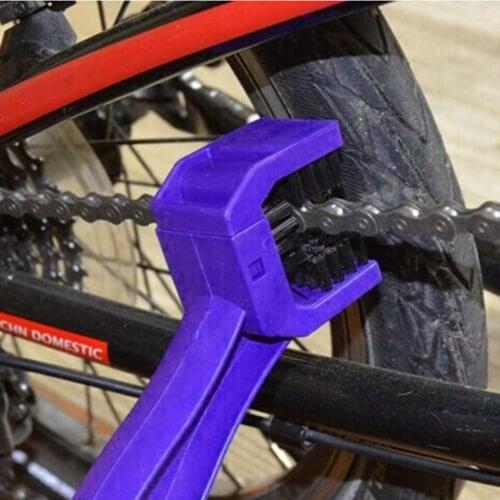 1pc Plastic Motorcycle Bicycle Chain Clean Brush Gear Grunge Brush MTB Mountain Bike Machine Washer Brush Cycling Clean Tools