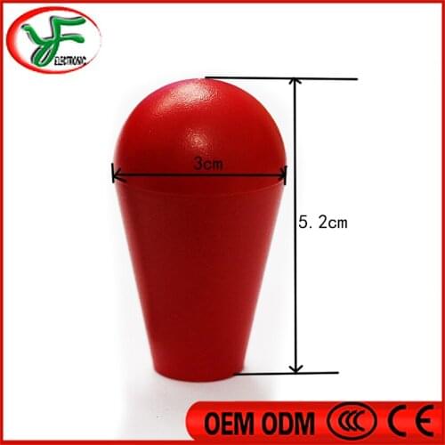 10pcs /lot American style joystick ball top 3*5.2cm oval ball Rocker head 3 color for Sanwa /Zippy joystick parts
