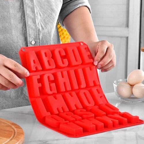 1x Silicone Letter Alphabet Pudding Bakeware Mould Cake Chocolate Ice Make Mold [3]